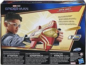 img 1 attached to Spider Man Movie Hero NERF Blaster