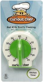 img 2 attached to ⏲️ Child's 60-Minute Kitchen Timer by Curious Chef Kids - White/Green