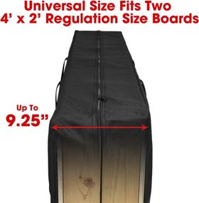 img 3 attached to GoSports Premium Cornhole Carrying Case: 👜 Perfect Protection for Regulation or Tailgate Size Sets!