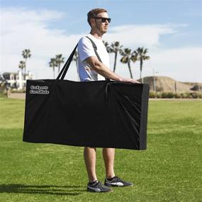 img 2 attached to GoSports Premium Cornhole Carrying Case: 👜 Perfect Protection for Regulation or Tailgate Size Sets!