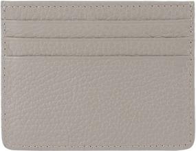 img 4 attached to 💼 Stylish and Durable Leather Credit Card Holder for Men's Wallets, Card Cases & Money Organizers