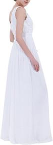 img 3 attached to 👗 Stunning ACSUSS Crochet Chiffon Wedding Bridesmaid Attire for Women