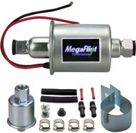 megaflint inline fuel pump: efficient 12v universal electric fuel 🔧 pump for gas diesel e8012s hep-02a – low pressure, 5-9 psi logo