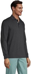 img 2 attached to 👔 Lands End Interlock Charcoal Heather Men's Shirts: Superior Quality Clothing for Men