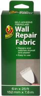🦆 duck brand self-adhesive drywall repair fabric - white, 6-inch by 25 feet - single roll logo