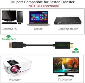 img 3 attached to High-Quality 10ft UVOOI DisplayPort Display Adapter for Optimal Connectivity