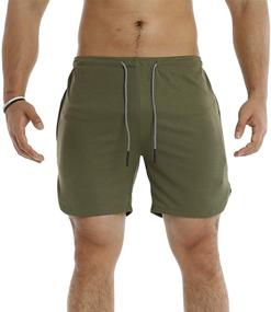 img 2 attached to MECH ENG Shorts Workout Running Training Men's Clothing in Active