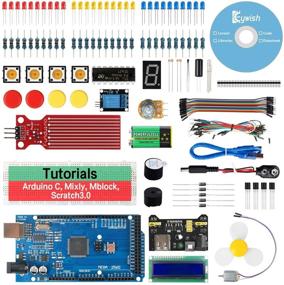 img 4 attached to Набор начального уровня Keywish Arduino Mega 2560 Scratch - Полный супер-базовый комплект для ATmega328P | 15 пошаговых учебников | Совместим с Arduino IDE, Mixly, Scratch, Mblock | Поддерживается графическое программирование