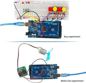 img 1 attached to Набор начального уровня Keywish Arduino Mega 2560 Scratch - Полный супер-базовый комплект для ATmega328P | 15 пошаговых учебников | Совместим с Arduino IDE, Mixly, Scratch, Mblock | Поддерживается графическое программирование