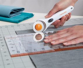 img 1 attached to 🔪 Fiskars 197950-1008 Stick Rotary Cutter, 45mm: A Review of the Versatile Cutting Tool