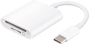 img 4 attached to 🔌 USB C to Micro SD Card Reader Dual Slot Thunderbolt 3.0 | Galaxy S21 iMac MacBook Pro/Air M1/iPad Pro 2021