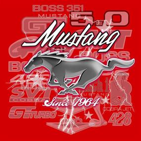 img 3 attached to 👕 JH Design Men's Ford Mustang T-Shirts - 8 Amazing Styles | Short Sleeve Crew Neck Shirts