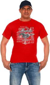 img 4 attached to 👕 JH Design Men's Ford Mustang T-Shirts - 8 Amazing Styles | Short Sleeve Crew Neck Shirts
