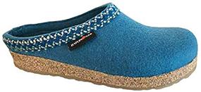 img 1 attached to HAFLINGER Charcoal Unisex Medium Slippers: Perfect Blend of Comfort and Style