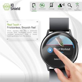 img 2 attached to 📱 IQ Shield 6-Pack LiquidSkin Антипузырьковая прозрачная пленка для Samsung Galaxy Watch Active2 (44 мм, 2019)