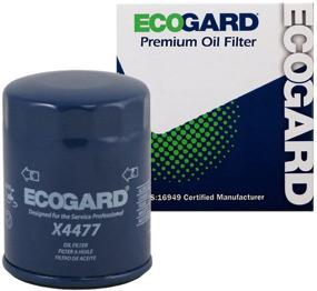 img 2 attached to 🔍 ECOGARD X4477 Premium Engine Oil Filter for Chevrolet Tracker 2.0L 1999-2003, 1.6L 2000-2002 - Conventional Oil Compatible
