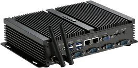 img 2 attached to Kingdel Fanless Industrial PC with Intel i5 Dual Core CPU, 8GB RAM, 128GB SSD, Windows 10 Pro - Powerful Mini PC for Enhanced Productivity
