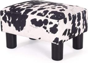img 4 attached to Deco Ville Rectangle Footstools Ottomans Furniture