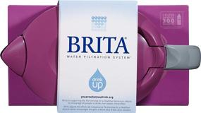 img 1 attached to 💜 Brita Purple Space Saver 6-Cup Pitcher with 2 Filters