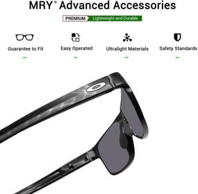 img 1 attached to 👃 Mryok Replacement Nosepiece: Upgrade Your Crossrange Sunglass Men's Accessories