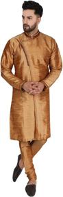 img 4 attached to 👔 SKAVIJ Pajama: Stylish Indian Wedding Festive Men's Clothing for Sleep & Lounge