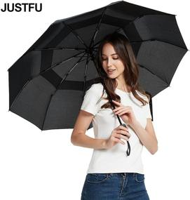 img 3 attached to 🌂 Travel Umbrella with Dual Vents for Maximum Windproofing