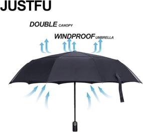 img 2 attached to 🌂 Travel Umbrella with Dual Vents for Maximum Windproofing
