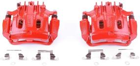 img 1 attached to 🚗 Улучшите производительность вашего Ford с помощью комплекта Performance Powder Coated Brake Caliper Set от Power Stop S4752