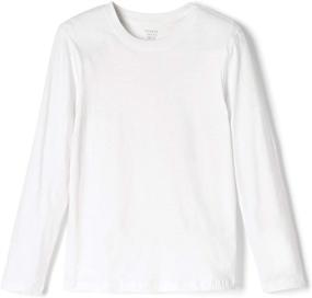 img 1 attached to Long Sleeve Crewneck Tee T-Shirt for Boys - French Toast