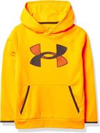 👕 x large boys' under armour active fleece hoodie - clothing логотип