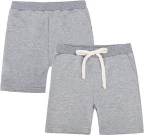 img 2 attached to Shop Now for Auranso 3-Pack Toddler Boys and Girls Active Running Shorts!