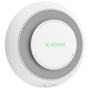 img 4 attached to 🔥 XP01 X-Sense Combination Smoke and Carbon Monoxide Alarm Detector with Large Silence Button and 10-Year Battery