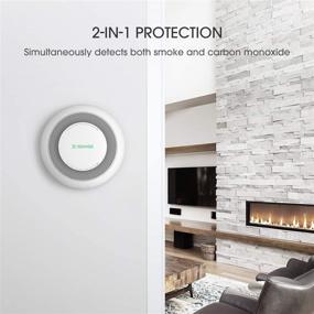 img 3 attached to 🔥 XP01 X-Sense Combination Smoke and Carbon Monoxide Alarm Detector with Large Silence Button and 10-Year Battery