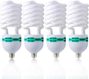 img 4 attached to 📸 Julius Studio 4-Pack Full Spectrum Light Bulb, 85-Watt 6500K Compact Fluorescent CFL Lighting Bulb for Photo Video and Photography Studio, JSAG329