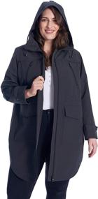 img 1 attached to Alpine North Waterproof Raincoat with Drawstring – Women's Outerwear for Coats, Jackets & Vests