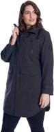 alpine north waterproof raincoat with drawstring – women's outerwear for coats, jackets & vests logo