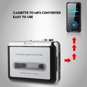 img 1 attached to Cassette Player Converter Portable Captures