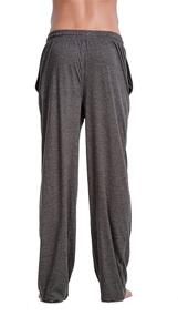 img 3 attached to CYZ Cotton Jersey Pajama Pants Burgundy M Men's Clothing and Sleep & Lounge