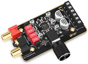 img 4 attached to 🔊 12V Amplifier Board - DROK 15W+15W 2.0 Dual Channel Digital Stereo Audio Amplifier Board PAM8620 DC 8-26V 24V, Mini Power Amplify Circuit for DIY Sound System Speaker