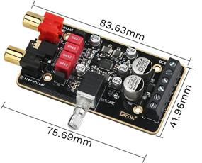 img 1 attached to 🔊 12V Amplifier Board - DROK 15W+15W 2.0 Dual Channel Digital Stereo Audio Amplifier Board PAM8620 DC 8-26V 24V, Mini Power Amplify Circuit for DIY Sound System Speaker
