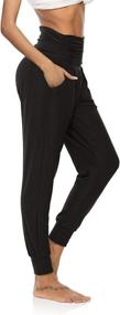 img 4 attached to 🩳 DIBAOLONG Women's Yoga Sweatpants: Loose Workout Joggers Pants with Pockets – Comfy Lounge Pants