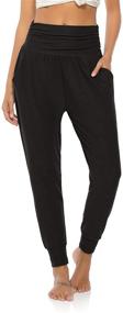 img 3 attached to 🩳 DIBAOLONG Women's Yoga Sweatpants: Loose Workout Joggers Pants with Pockets – Comfy Lounge Pants