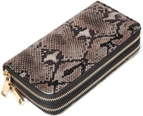 img 2 attached to 🐆 Leopard Wallets and Cheetah Leather Women's Handbags & Wallets by VISATER