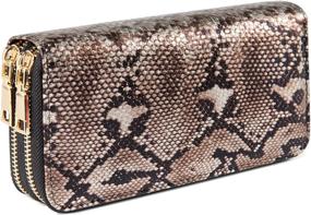 img 3 attached to 🐆 Leopard Wallets and Cheetah Leather Women's Handbags & Wallets by VISATER