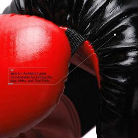 img 1 attached to 🥊 Revgear Pinnacle Boxing Gloves: Affordable, Stylish, and Animal-Free, Ensuring Comfort and Excellent Value