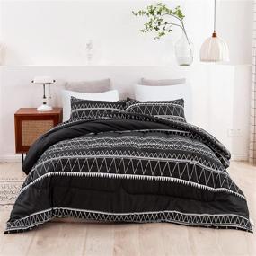 img 4 attached to HYPREST Comforter Lightweight Bedding Alternative