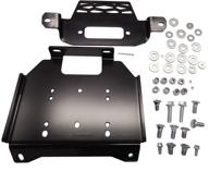 π§ replacement winch mount plate bracket 101220 for polaris rzr xp 900 1000 turb general 2014-2018 (model a) logo