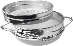 img 4 attached to 🍯 VIVO Beekeeping Equipment - Stainless Steel Double Sieve Honey Strainer, BEE-V101H Filter