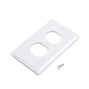 img 2 attached to 🔌 Cable Matters 10-Pack Single Gang Wall Plate Cover for Duplex Outlet (Wall Outlet & Plug Cover)