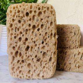img 3 attached to 🛀 XL Tan Exfoliating Foam Bath Sponge 3-Pack - Michelle's Melting Pot Shower Sponge